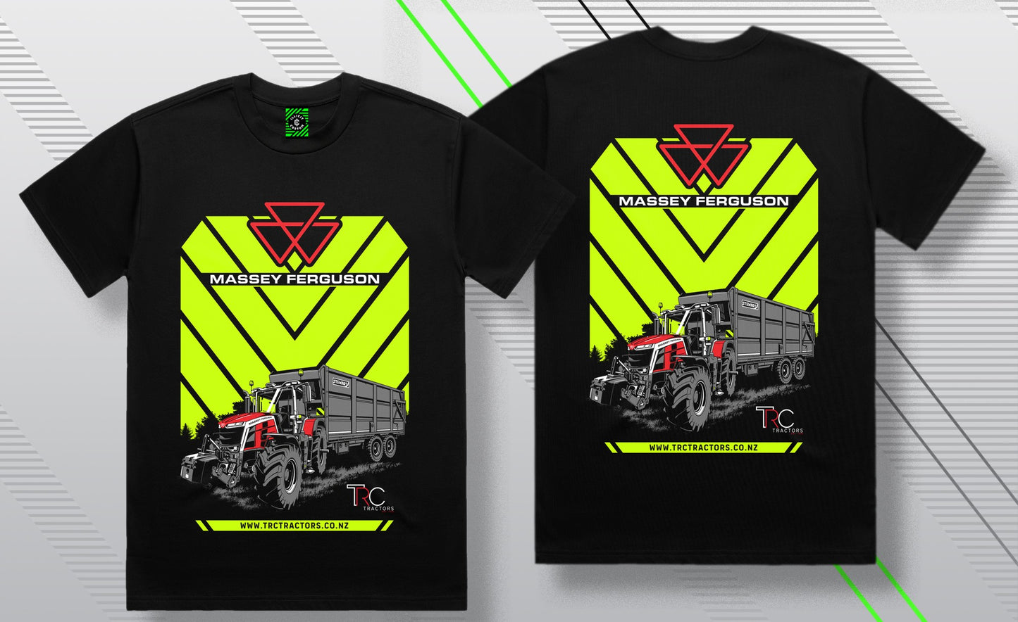 Kids Hi Vis Massey Ferguson Tshirt New Design 2025