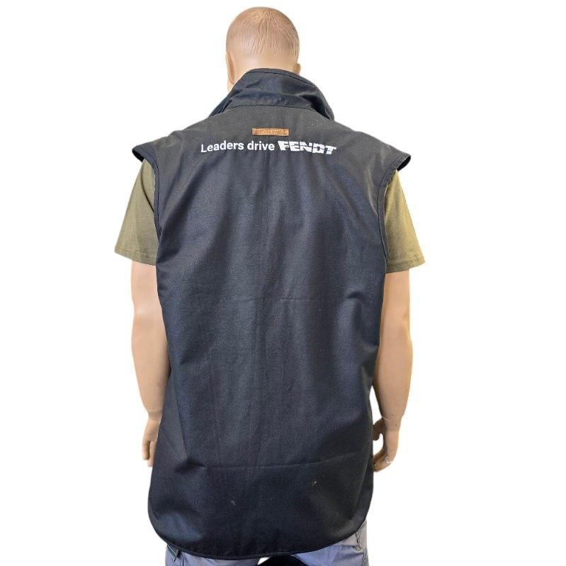 Fendt - Styx Mill Oil Skin Green Wool Lined Vest