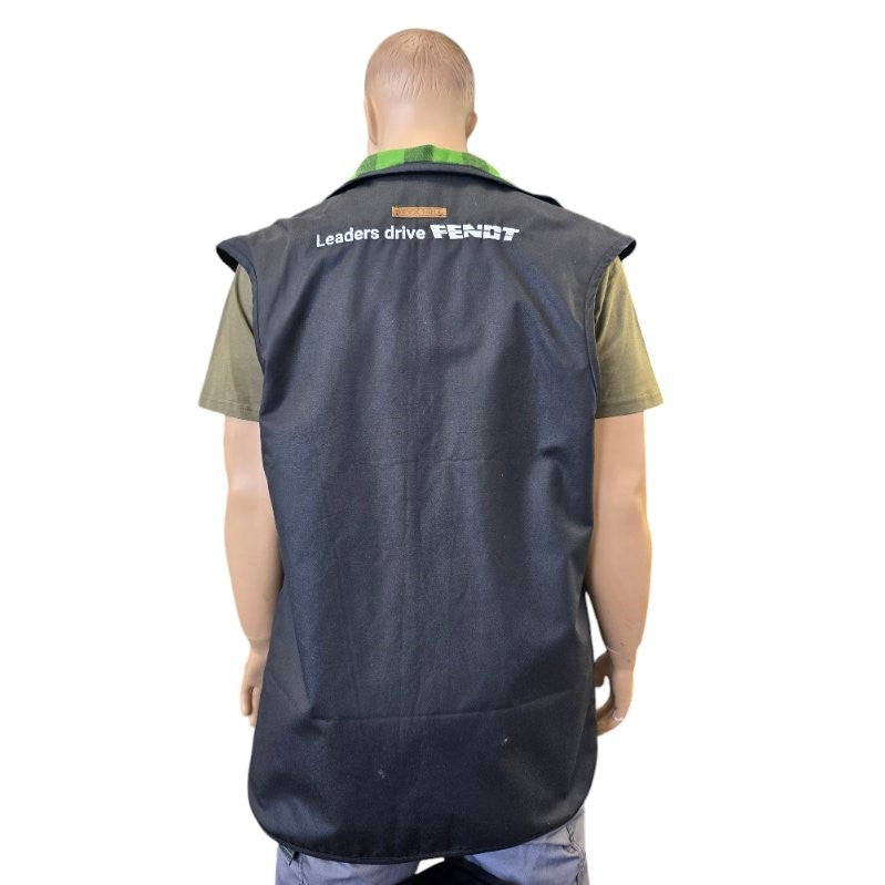 Fendt - Styx Mill Oil Skin Green Wool Lined Vest