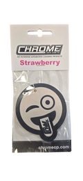 Chrome Emoji Air Freshener Strawberry