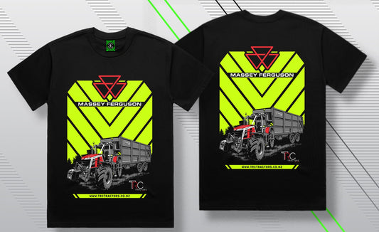 Kids Hi Vis Massey Ferguson Tshirt New Design 2025