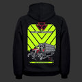 Kids Hi Vis Massey Ferguson Hoodie